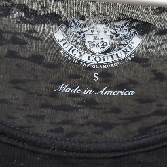 🔵2 for $15🔵 JUICY COUTURE BLACK SHEER TOP - Picture 2 of 6